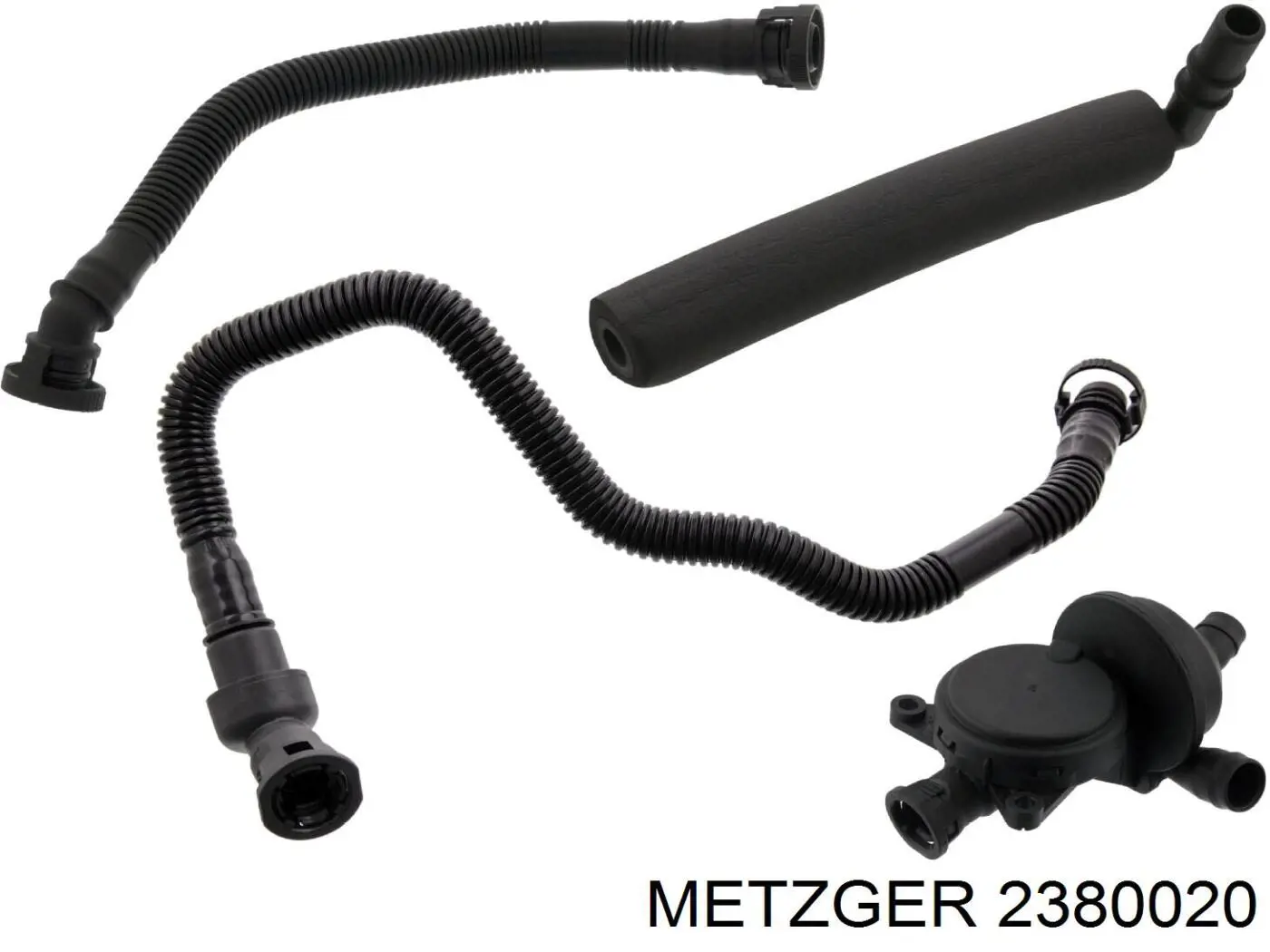 2380020 Metzger tubo de ventilacion del carter (separador de aceite)