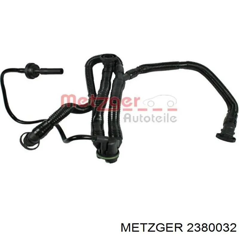 2380032 Metzger tubo de ventilacion del carter (separador de aceite)