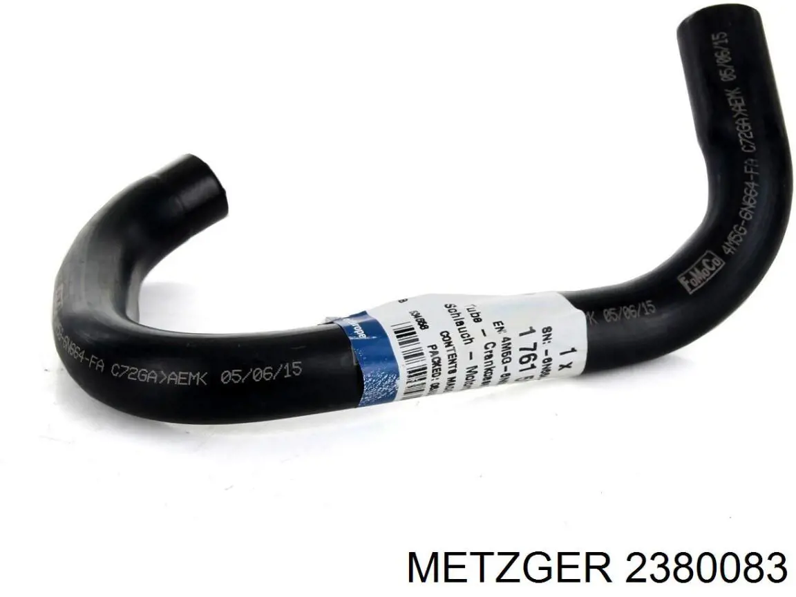 2380083 Metzger tubo de ventilacion del carter (separador de aceite)