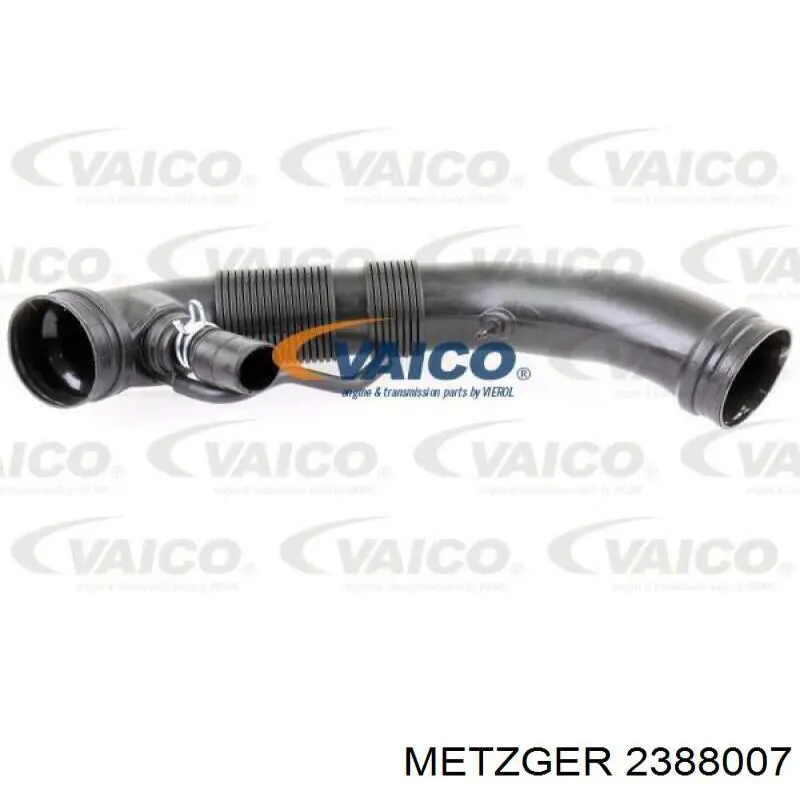 2388007 Metzger tubo flexible de aspiración, salida del filtro de aire