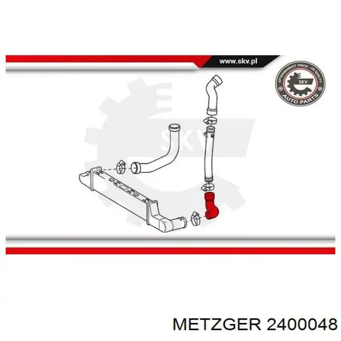 Comprar 98478 Metalcaucho Tubo intercooler