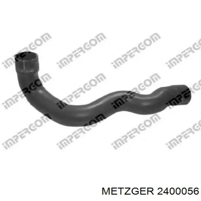 2400056 Metzger tubo intercooler superior