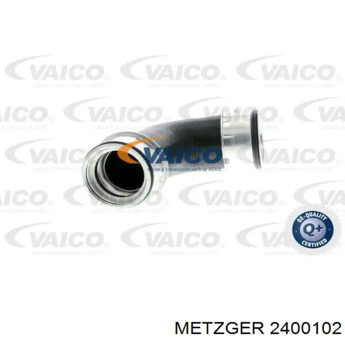 2400102 Metzger tubo flexible de aire de sobrealimentación superior derecho
