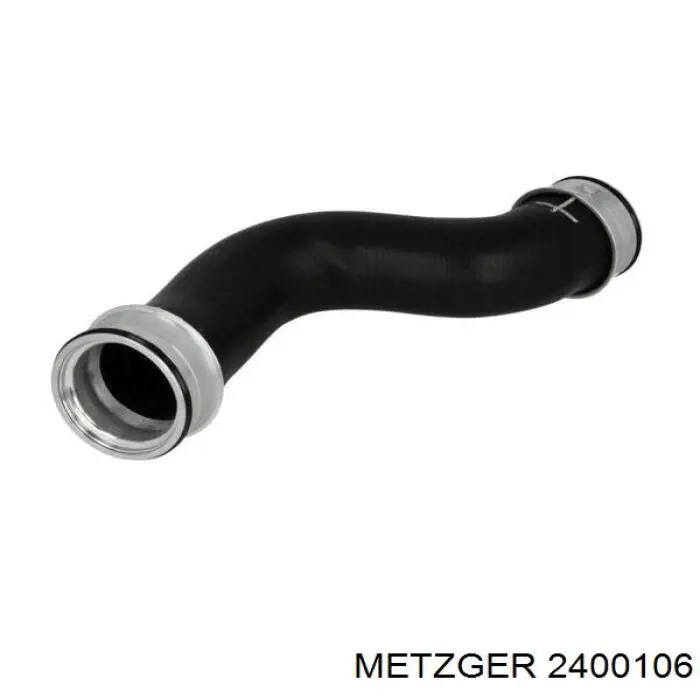 2400106 Metzger tubo flexible de aire de sobrealimentación inferior derecho