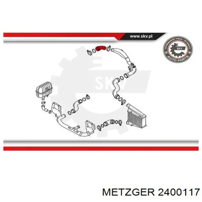 Manguera del intercooler Cautex 466815 precio, desde 28,67 EUR