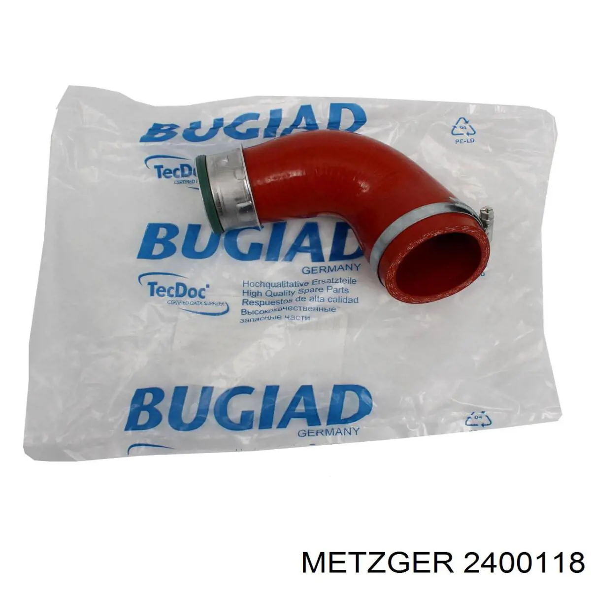 2400118 Metzger tubo flexible de aire de sobrealimentación, de turbina