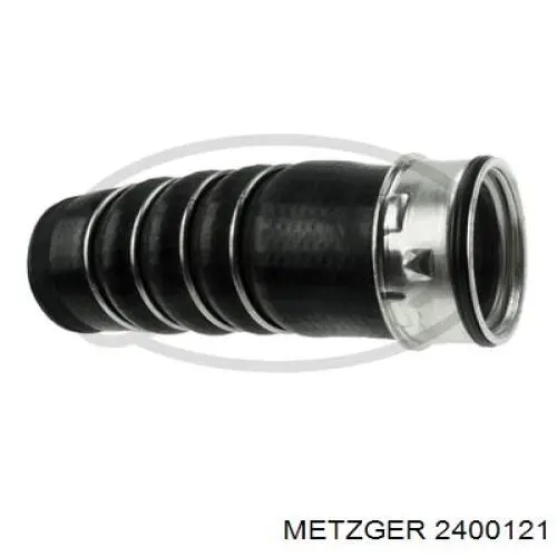 09731 Metalcaucho tubo flexible de aire de sobrealimentación derecho