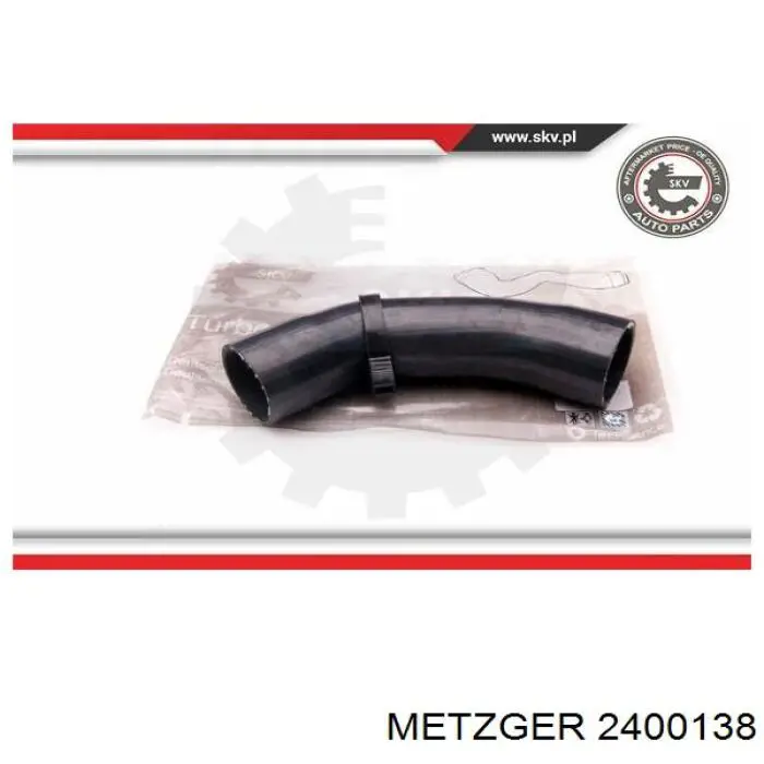 Tubo intercooler 206033 Cautex