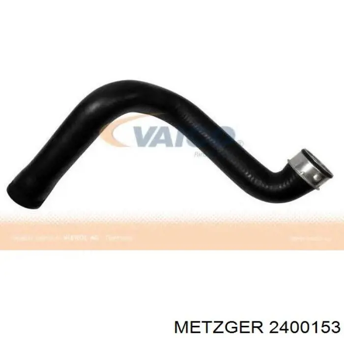 2400153 Metzger tubo flexible de aire de sobrealimentación inferior izquierdo
