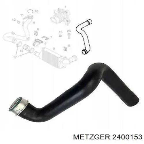 Manguera del intercooler Cautex 486545 precio, desde 41,30 EUR