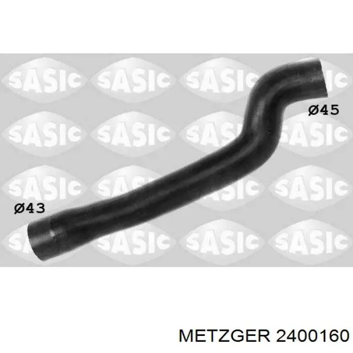 Manguera del intercooler Metalcaucho 09825 precio, desde 17,54 EUR