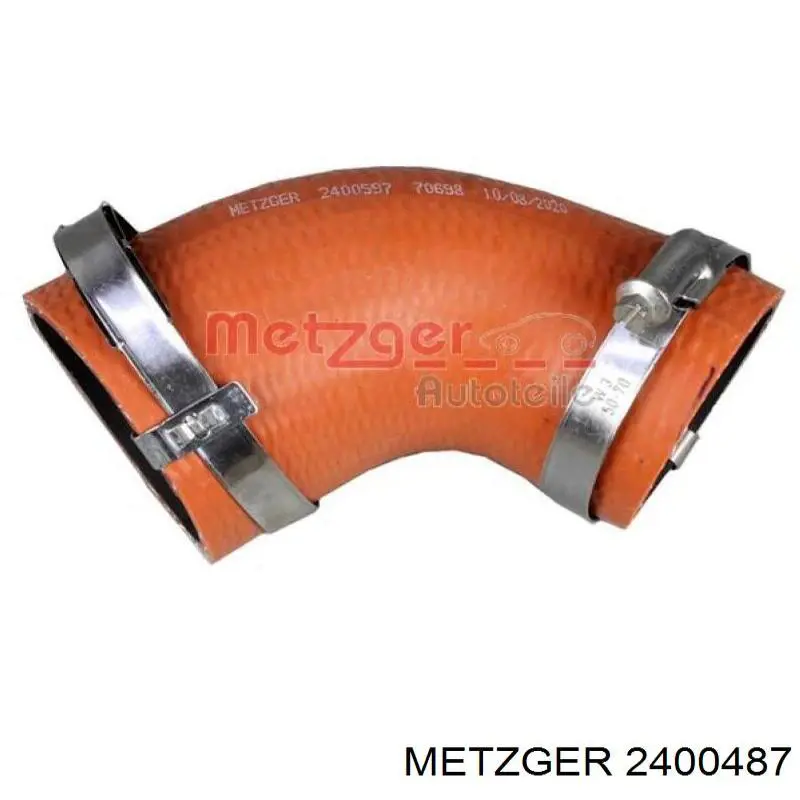 Tubo intercooler 04645 Zilbermann