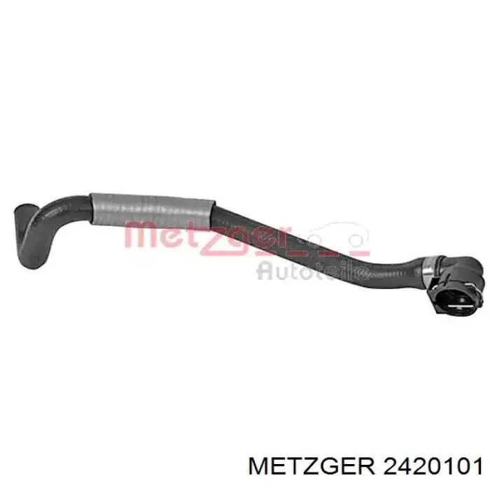 2420101 Metzger tubería de radiador arriba
