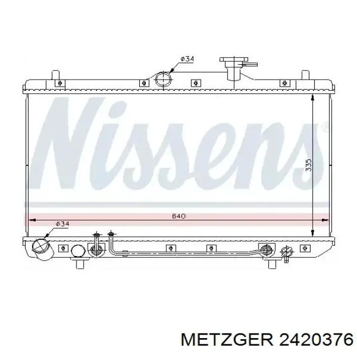 Manguera de calefacción, entrada Metzger 2420376 precio, desde 9,00 EUR