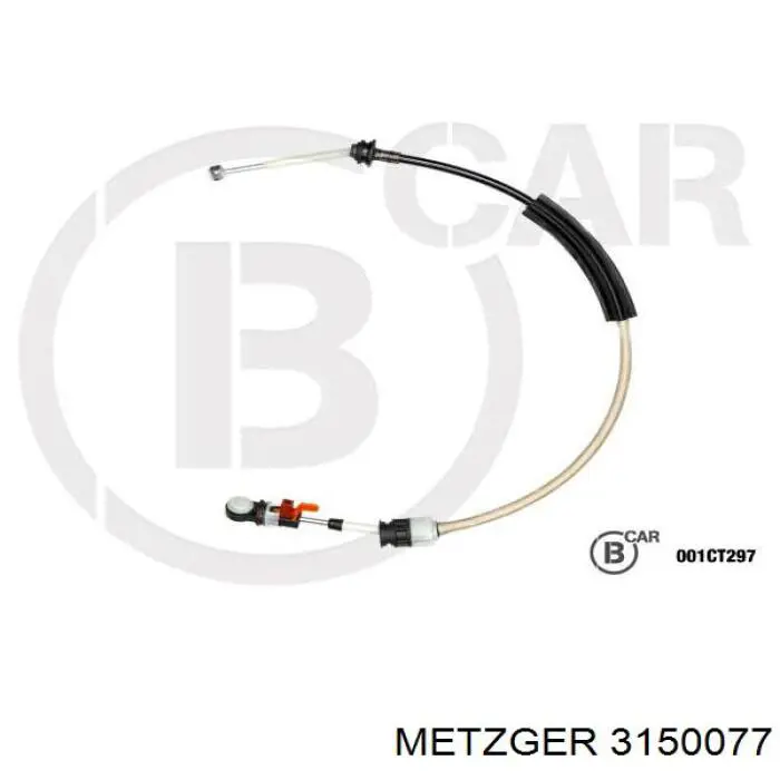 3150077 Metzger cable de accionamiento, caja de cambios (selección de marcha)