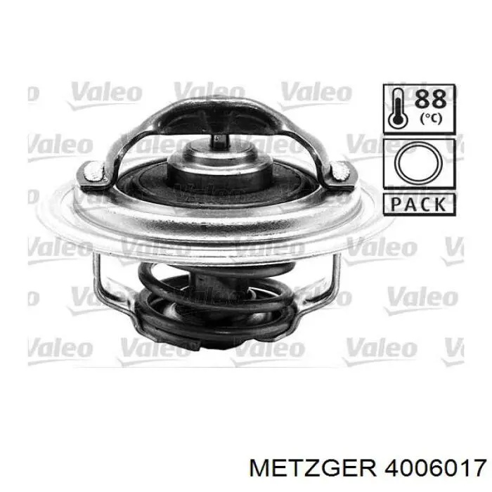 4006017 Metzger termostato, refrigerante