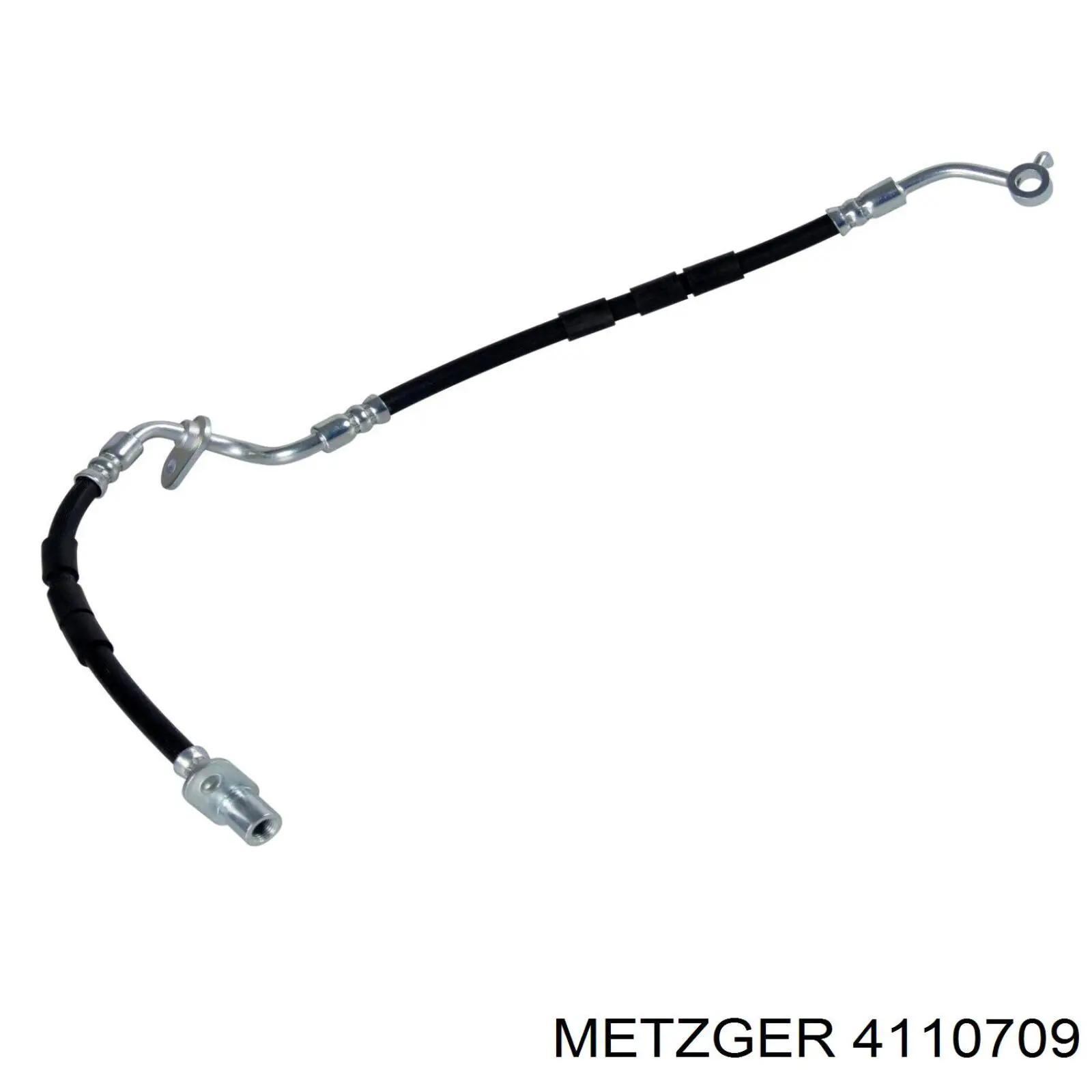 4110709 Metzger tubo flexible de frenos delantero derecho