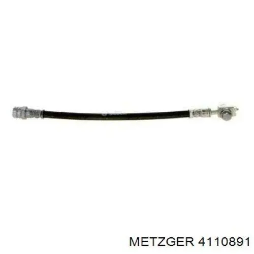 4110891 Metzger tubo flexible de frenos trasero izquierdo