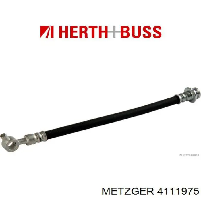 4111975 Metzger tubo flexible de frenos delantero izquierdo