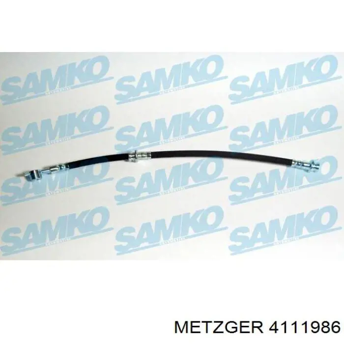 58970 Quick Brake Tubo flexible de frenos delantero izquierdo 