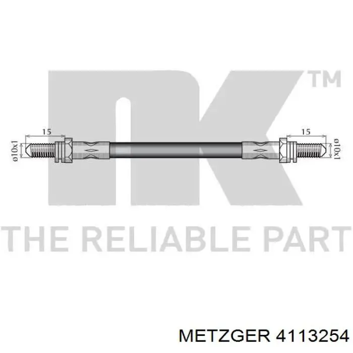 Manguera de freno trasera TRW PHC207 precio, desde 10,79 EUR