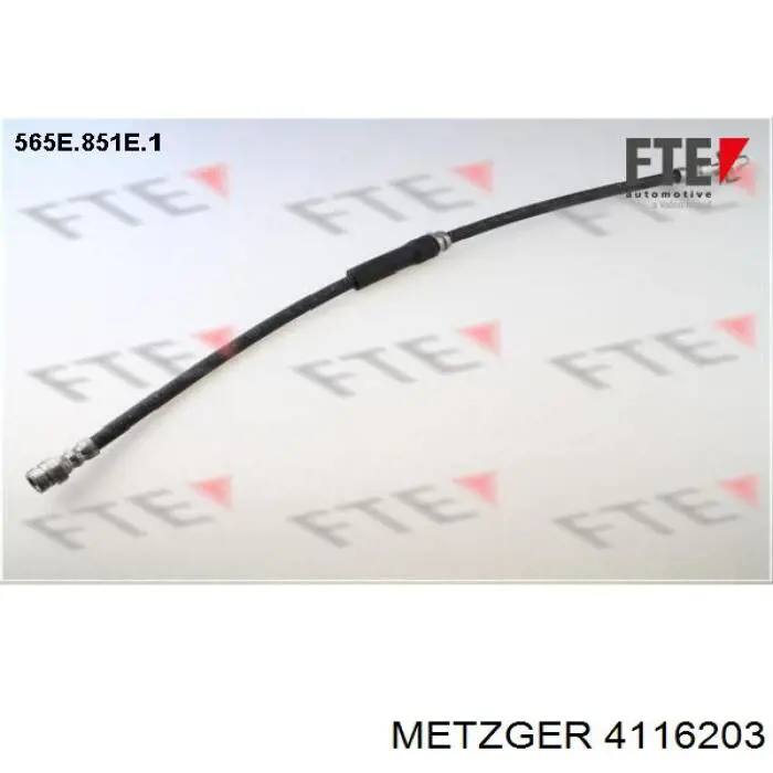 T496498 STC Tubo de frenos delantero