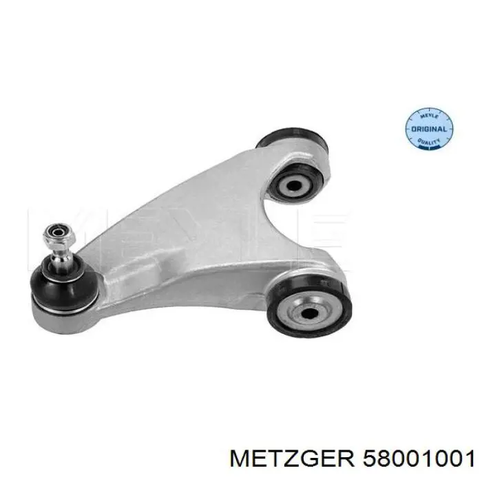 58001001 Metzger barra oscilante, suspensión de ruedas delantera, superior izquierda