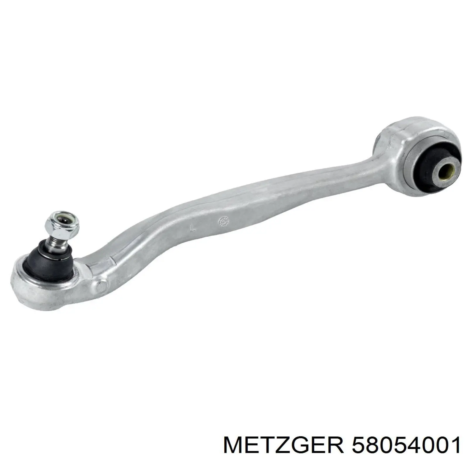 58054001 Metzger barra oscilante, suspensión de ruedas delantera, inferior izquierda