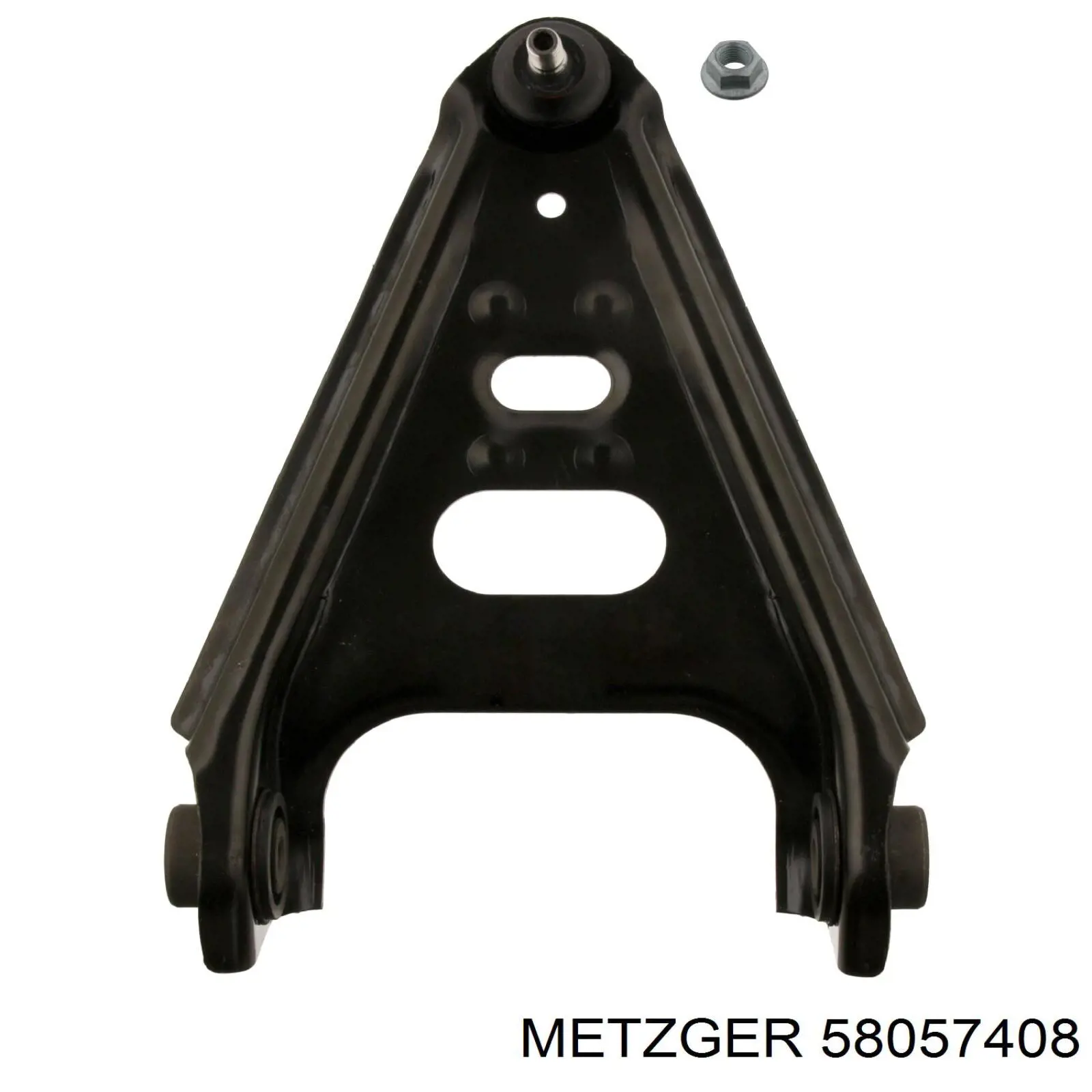 58057408 Metzger barra oscilante, suspensión de ruedas delantera, inferior izquierda/derecha