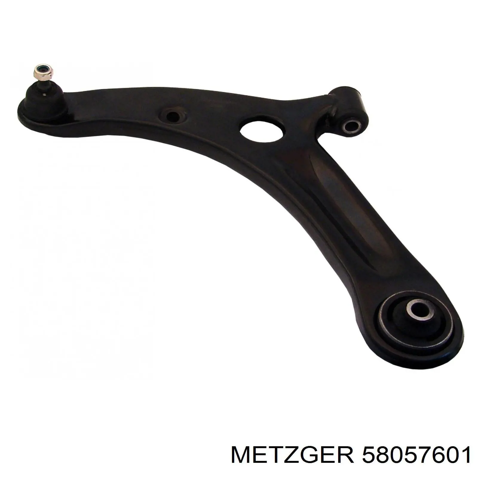 58057601 Metzger barra oscilante, suspensión de ruedas delantera, inferior izquierda