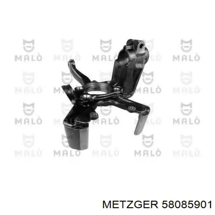 Mangueta delantera izquierda 58085901 Metzger