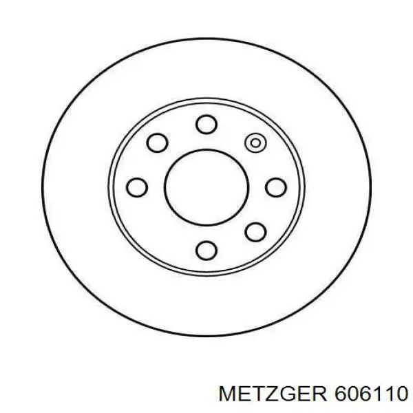 Freno de disco delantero Opel Astra 51, 52, F35, M35