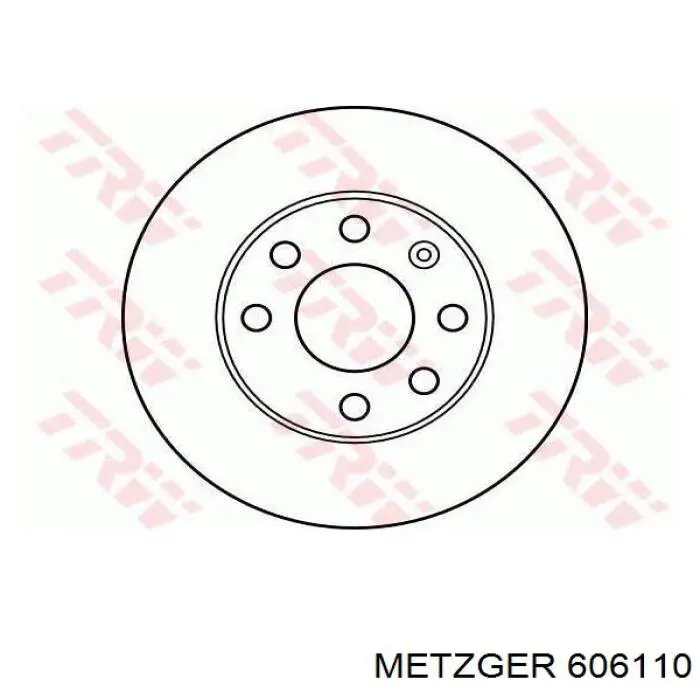Freno de disco delantero Opel Astra 51, 52, F35, M35