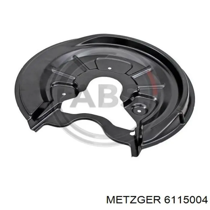 Protector de disco de freno trasero derecho 66151712401 Vika