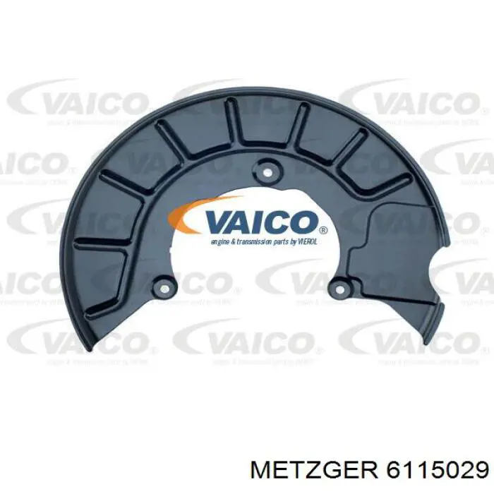 Comprar 6115029 Metzger Protector del disco de freno delantero izquierdo
