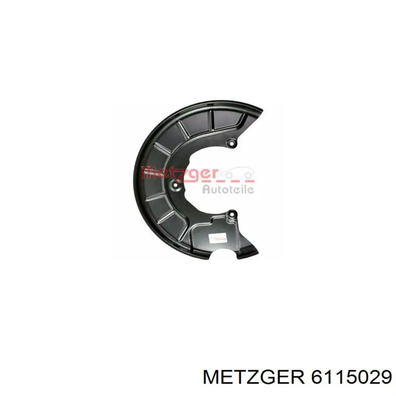 Chapa protectora contra salpicaduras, disco de freno delantero izquierdo para Audi A3 (8PA)