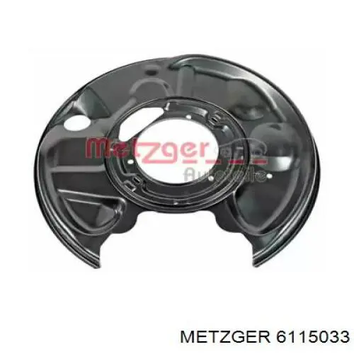 Comprar 6115033 Metzger Protector de disco de freno trasero izquierdo