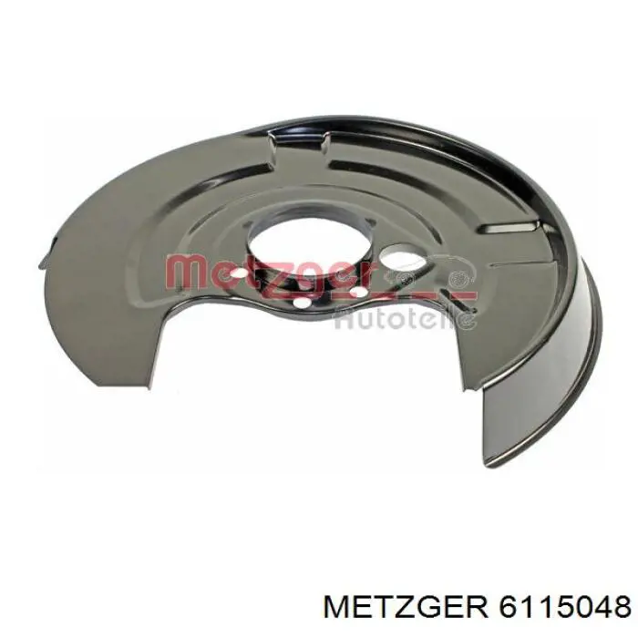 Chapa protectora contra salpicaduras, disco de freno trasero derecho para Audi 80 (8C, B4)