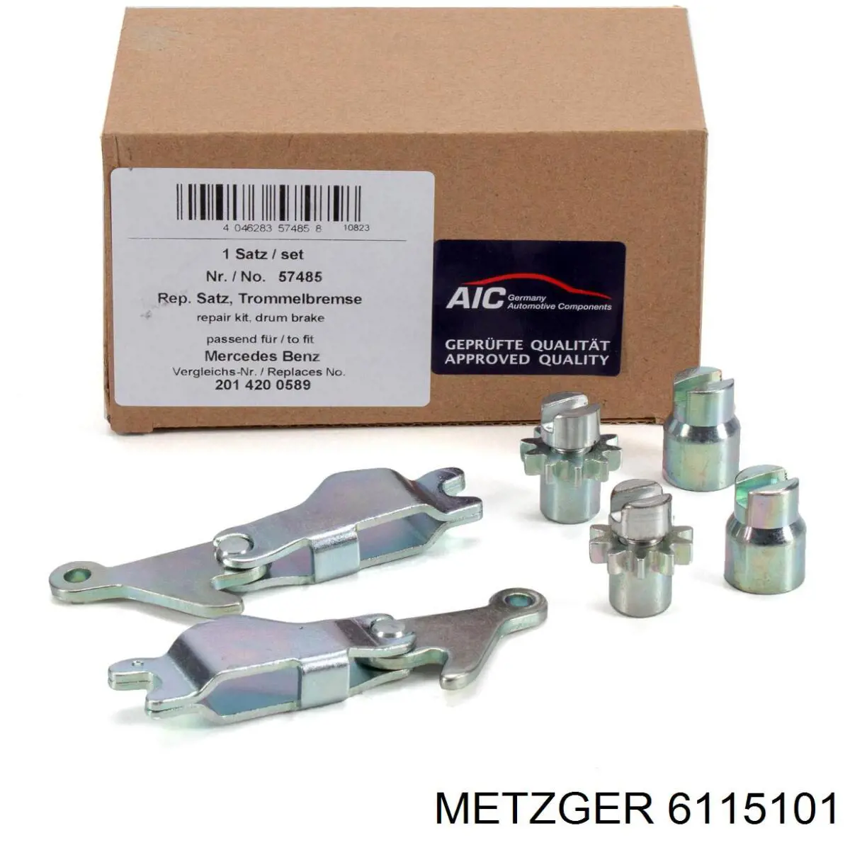 Protector de disco de freno trasero izquierdo AIC 56415