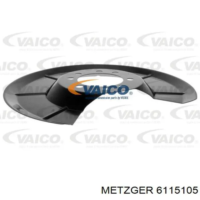 Protector de disco de freno trasero 30666360 Volvo