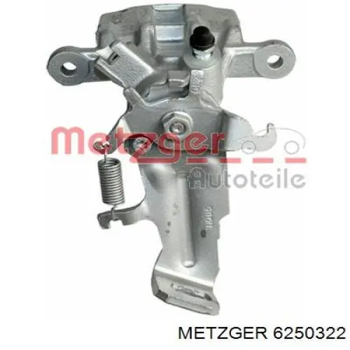 6250322 Metzger pinza de freno trasero derecho