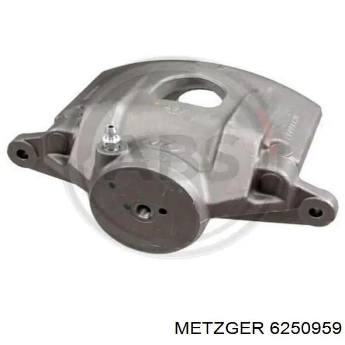 6250959 Metzger pinza de freno delantera izquierda