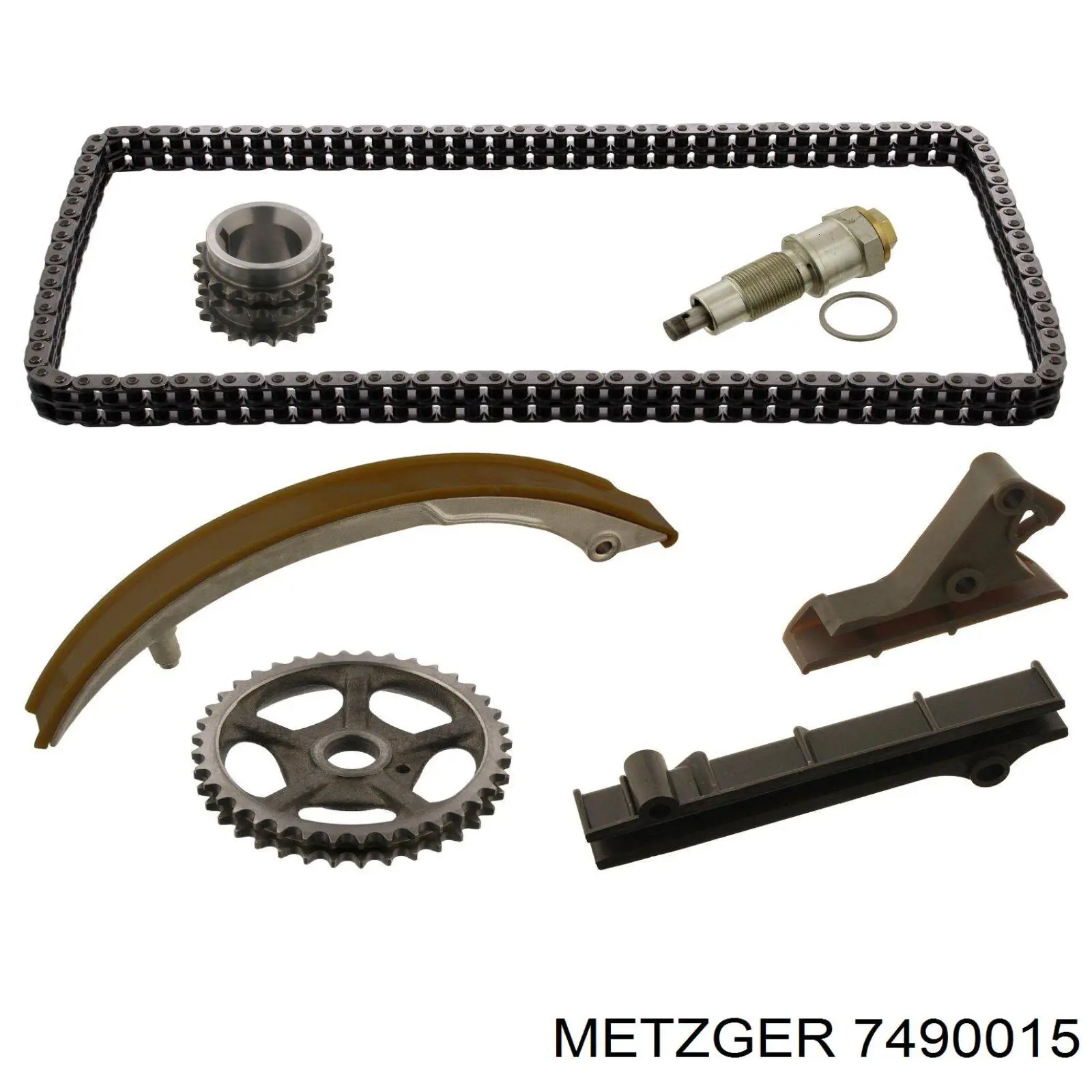 7490015 Metzger kit de cadenas de distribución