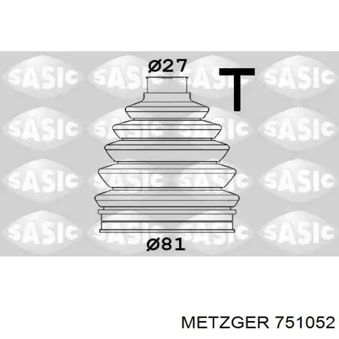 7548KM Birth fuelle, árbol de transmisión delantero exterior