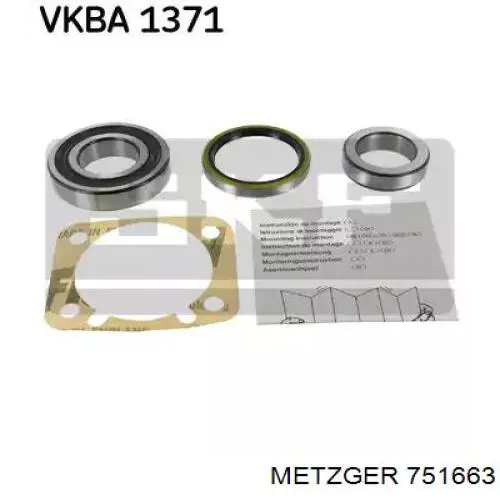 Fuelle de palier delantero exterior 1603005 Opel