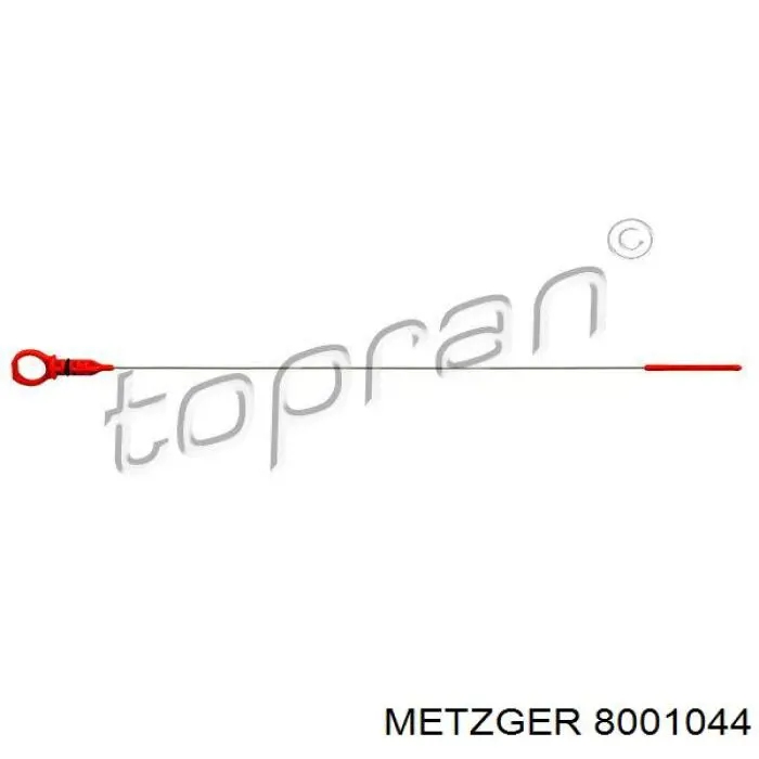 Varilla del nivel de aceite para Peugeot Bipper (A)