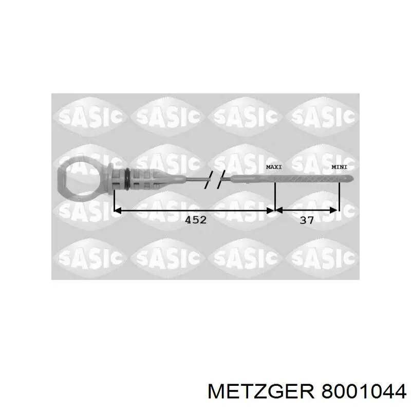 Varilla del nivel de aceite Peugeot 208 CA, CC