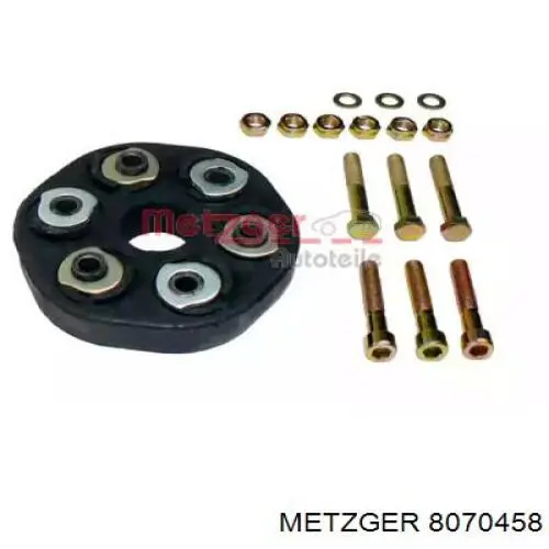 Acoplamiento elástico delantero del cardán Metzger 8070458 precio, desde 69,42 EUR