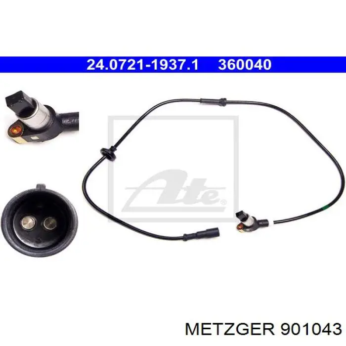 Sensor de aparcamiento trasero 66005 FAE
