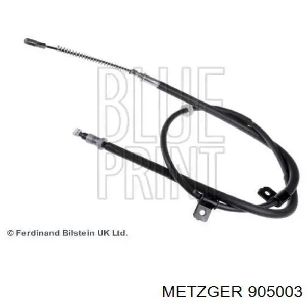 Cable de freno de mano trasero derecho 2001025 Beca Cables